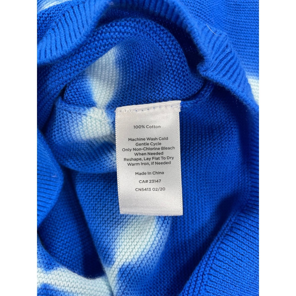 Talbots Pullover Sweater Womens Cotton Knit Raglan Sleeve Tie Dye Small - Picture 6 of 6